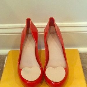 Melissa heels with heart detail